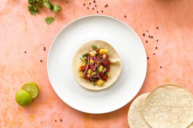 Tacos al Pastor vegetarianos